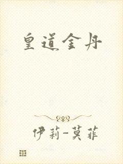 皇道金丹封面