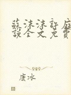 苏沫沫许庭川小说全文免费阅读