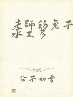 老师的兔子又软水又多