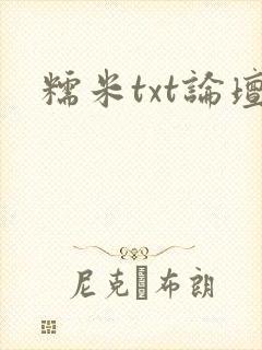 糯米txt论坛