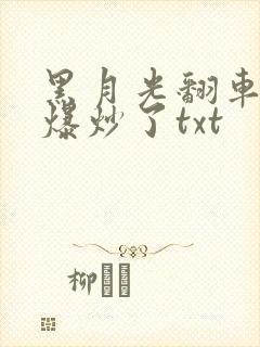 黑月光翻车后被爆炒了txt