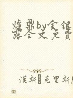 炉鼎by金银花露全文免费阅读笔趣阁