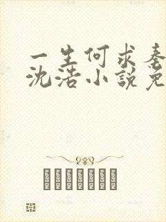 一生何求秦菲雪沈浩小说免费阅读全文笔趣阁