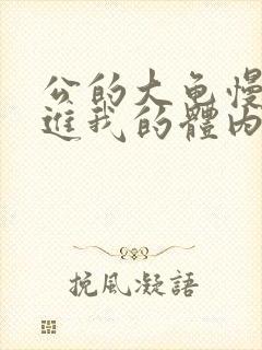 公的大龟慢慢挺进我的体内视频