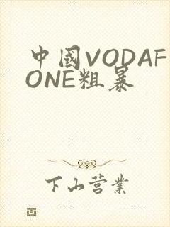中国VODAFONE粗暴