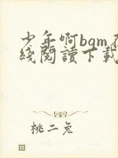 少年啊bgm在线阅读下载免费