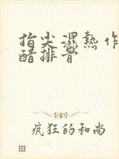 指尖湿热作者糖醋排骨封面