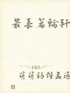 最长篇轮轩小说