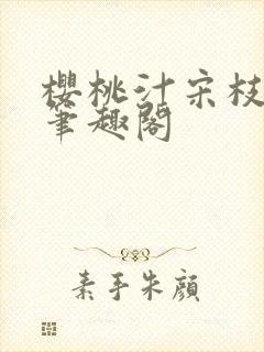 樱桃汁宋枝江野笔趣阁