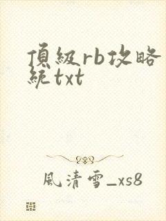 顶级rb攻略系统txt