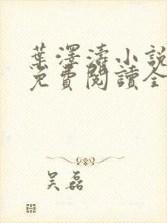 叶泽涛小说全文免费阅读全文