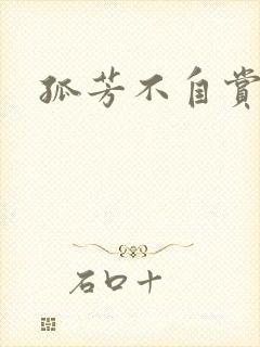 孤芳不自赏小说