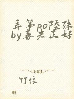 弄筝po陆殊词by春光正好