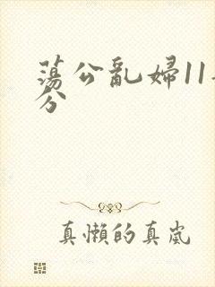 荡公乱妇11部分