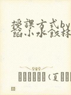 授课方式by肉馅小水饺林清