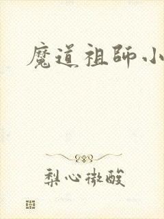 魔道祖师小说
