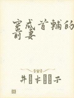 穿成首辅的炮灰前妻