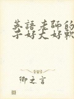 英语老师的小兔子好大好软水