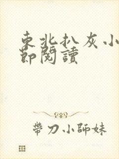 东北扒灰小说分节阅读