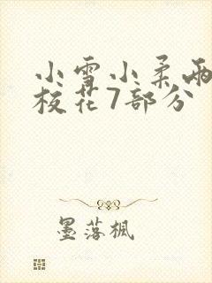 小雪小柔两个大校花7部分