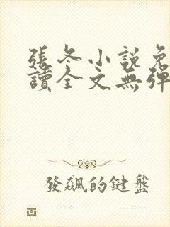 张冬小说免费阅读全文无弹窗