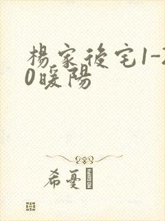 杨家后宅1-20暖阳