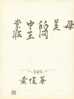 掌中的美母第一版主网