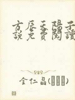 方辰天阳子的小说免费阅读