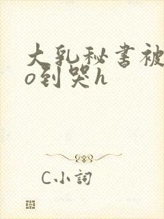 大乳秘书被cao到哭h