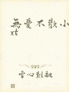 无爱不欢小说txt