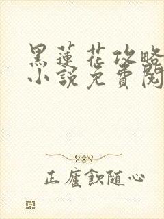 黑莲花攻略手册小说免费阅读全文