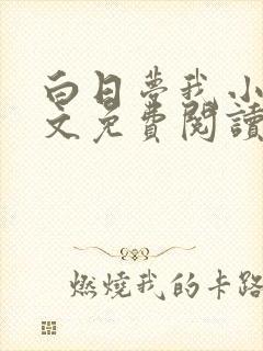 白日梦我小说全文免费阅读