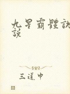 九星霸体诀 小说