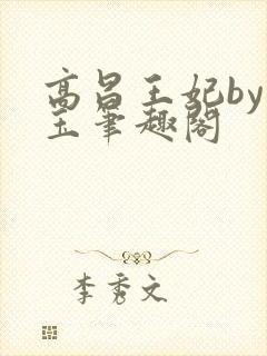 高昌王妃by黛玉笔趣阁