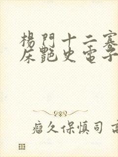 杨门十二寡妇肉床艳史电子书