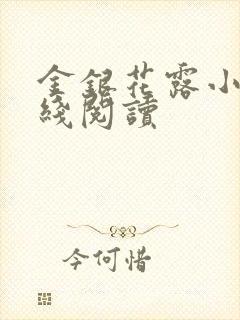 金银花露小说在线阅读