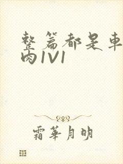 整篇都是车的多肉1V1