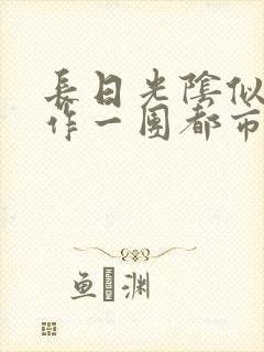 长日光阴似箭乱作一团都市言情