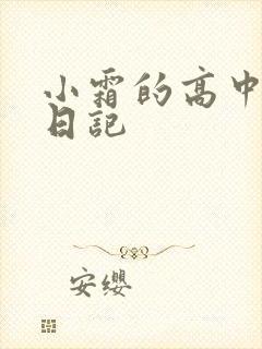 小霜的高中成长日记封面