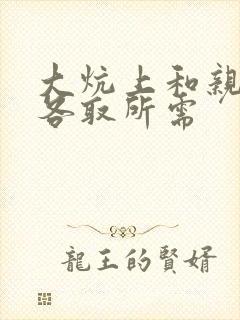 大炕上和亲亲公各取所需