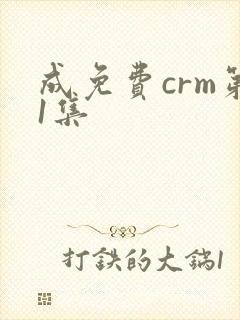 成免费crm第1集