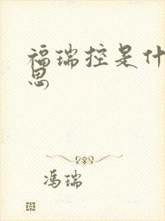 福瑞控是什么意思