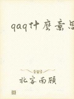 qaq什么意思