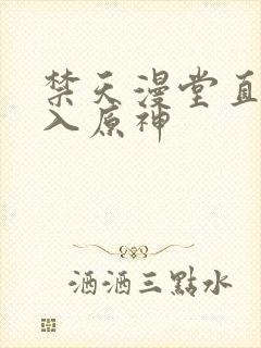 禁天漫堂直接进入原神