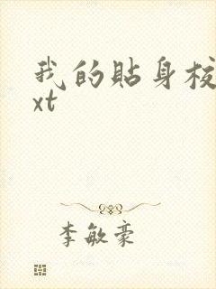 我的贴身校花txt封面