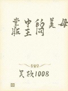 掌中的美母第一版主网