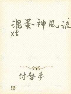 混蛋神风流史txt