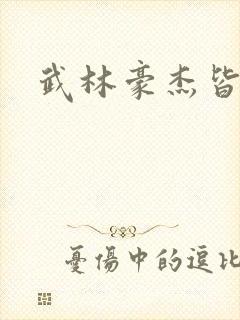 武林豪杰皆我奴