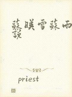 苏映雪苏雨柔小说