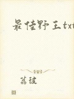 最佳野王txt